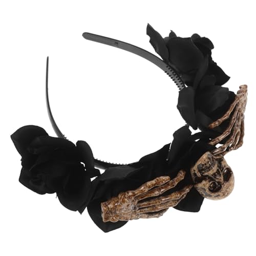OATIPHO Halloween Haarreif mit Künstlichen Blumen und Gruseliges Kopfschmuck Accessoire für Halloween und Tag Toten Partys Bequem und Wiederverwendbar für Geeignet von OATIPHO