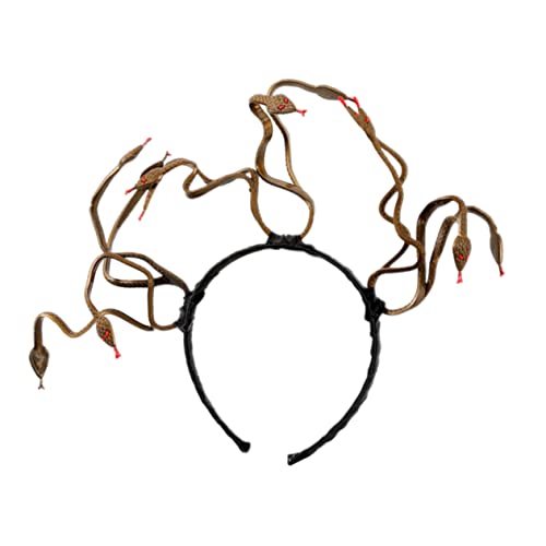 OATIPHO Halloween Haarschmuck Schlangenform Haargummi Elastisch Leicht Angenehm für Damen Herren Party Zubehör Farblich Zufällig Zufällige Farbe Zufällige Farbe von OATIPHO