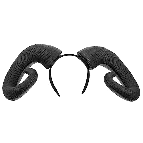 OATIPHO Halloween Horn Haarband Schwarzes Geweih Headband für Erwachsene für Kostümpartys und Cosplay Dekoration von OATIPHO