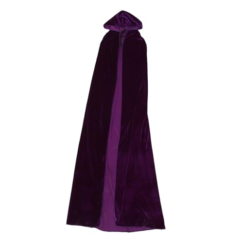 OATIPHO Eleganter Umhang mit Kapuze in Voller Länge Hexen-Halloween- Stilvoller Umhang für Vampirkostüme Leicht Zu Tragender Partyumhang OATIPHO Eleganter Umhang mit Kapuze in Voller Länge Hexen-Halloween- Stilvoller Umhang für Vampirkostüme Leicht Zu Tragender Partyumhang von OATIPHO