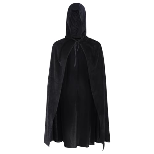 OATIPHO Gothic-ritterumhang Für Herren Acryl Baumwolle Polypropylen Hexenkostüm Umhang Kapuze Halloween-partyzubehör von OATIPHO
