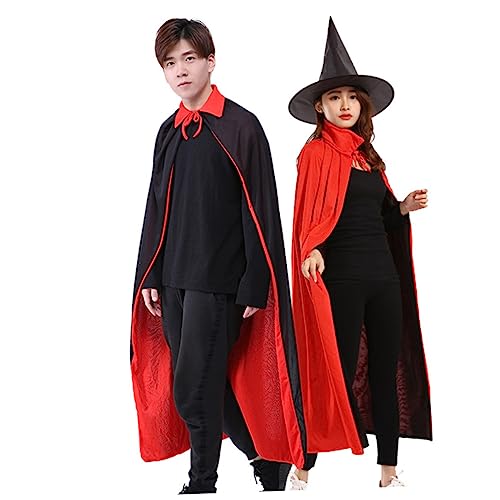 OATIPHO Halloween Vampir Kostüm Cosplay Umhang Cape Schwarz Rot Cape Für Erwachsene Weiches Und Bequemes Party Accessoire OATIPHO Halloween Vampir Kostüm Cosplay Umhang Cape Schwarz Rot Cape Für Erwachsene Weiches Und Bequemes Party Accessoire von OATIPHO