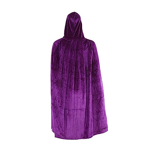 OATIPHO Gothic Cape Herren Ritterkostüm Kapuzenrobe Für Halloween Zauberer Cape Herren Halloween Cape Damen Jungen Und Mädchen Kostüme von OATIPHO