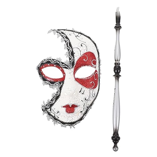 OATIPHO Handmaske Maskerade-stick Halloween Kostüm Paar Outfits Glitzernde Masken Mit Stock Spitzenmaske Cosplay -accessoires Handhaben Cosplay-halbmasken Machen Party Plastik OATIPHO Handmaske Maskerade-stick Halloween Kostüm Paar Outfits Glitzernde Masken Mit Stock Spitzenmaske Cosplay -accessoires Handhaben Cosplay-halbmasken Machen Party Plastik von OATIPHO