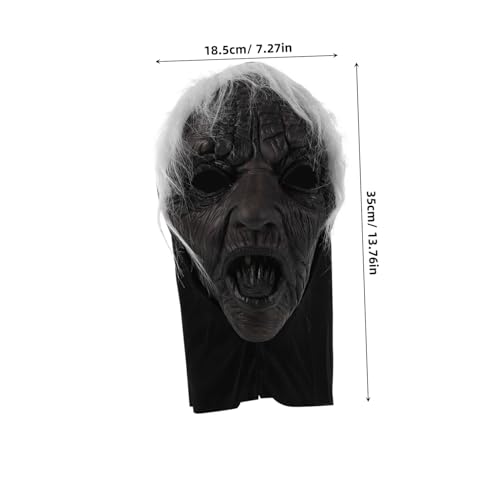 OATIPHO Hexenmaske Vollgesichtsmaske Für Maskerade Halloween Cosplay Kostüm Horror Verkleidung Party Kostümzubehör von OATIPHO