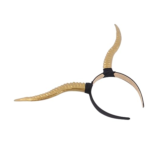OATIPHO Klaue Stirnband Halloween-cosplay-party-stirnband Halloween-maske Haarband Aus Horn Cosplay-horn-kopfschmuck Antilopen-schaf-horn-stirnbänder Hörner Stirnband Geweih Golden OATIPHO Klaue Stirnband Halloween-cosplay-party-stirnband Halloween-maske Haarband Aus Horn Cosplay-horn-kopfschmuck Antilopen-schaf-horn-stirnbänder Hörner Stirnband Geweih Golden von OATIPHO