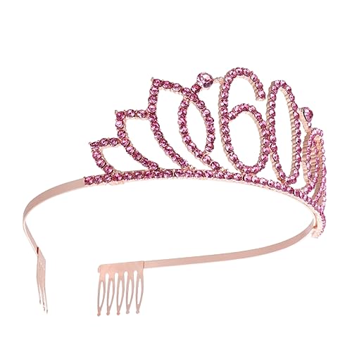 OATIPHO Krone Haaraccessoire für Geburtstagskopfschmuck Roségold Dekorative für Partys und Kuchen Deko OATIPHO Krone Haaraccessoire für Geburtstagskopfschmuck Roségold Dekorative für Partys und Kuchen Deko von OATIPHO