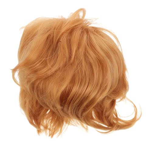 OATIPHO Perücke Für Männer Goldenes Kurzhaar-Toupet Mit Seitlichem 80er-Jahre-kostüm-Accessoire Für Männer Stylischer Haarersatz Für Partys Und Cosplay OATIPHO Perücke Für Männer Goldenes Kurzhaar-Toupet Mit Seitlichem 80er-Jahre-kostüm-Accessoire Für Männer Stylischer Haarersatz Für Partys Und Cosplay von OATIPHO
