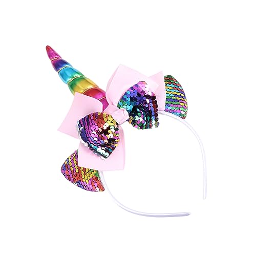 OATIPHO Mädchen Einhorn Haarreif Bunte Cosplay Haaraccessoires Für Kindergeburtstagsfeiern Festlichkeiten Und Aufführungen Und Dekorativ von OATIPHO