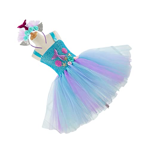 OATIPHO Mädchen Tutu Rock Meerjungfrau Stil Kleid Prinzessin Kostüm Für Party Geburtstag von OATIPHO
