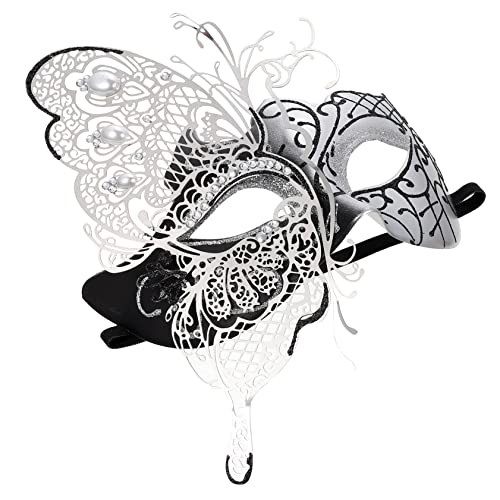 OATIPHO Maske für Frauen mit Rhinestone Schmetterlingsdesign Halbsichtmaske für Halloween Karneval Maskenball Kostümparty Elastischer Band für Besondere Anlässe OATIPHO Maske für Frauen mit Rhinestone Schmetterlingsdesign Halbsichtmaske für Halloween Karneval Maskenball Kostümparty Elastischer Band für Besondere Anlässe von OATIPHO
