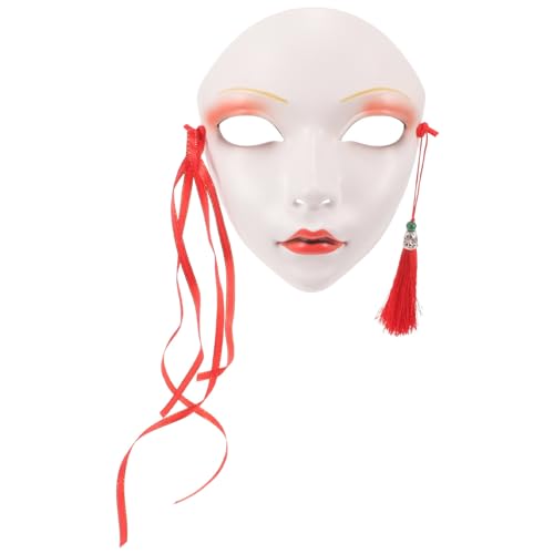 OATIPHO Maskerademaske Vollgesichtsmasken Plastikmaché-Masken Karnevalsmasken In Venedig Japanische Kabuki-Masken Venezianische Masken Ballparty-Make-Up-Masken Für von OATIPHO