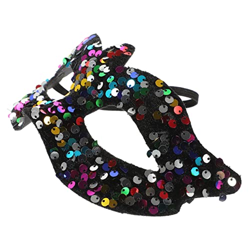 OATIPHO Masquerade Maske mit Pailletten für Damen Halloween Dekoration Anpassbare Tragepassform für Kostüm und Themenpartys für Karneval und Cosplay von OATIPHO