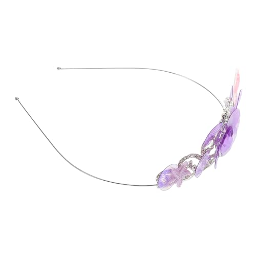OATIPHO Meerjungfrau Stirnband Haarbänder Haarschmuck Für Meerjungfrauen Prinzessinnen Tiara Meerjungfrauen Accessoires Meerjungfrauen Kostümzubehör Meerjungfrauen Kopfschmuck von OATIPHO