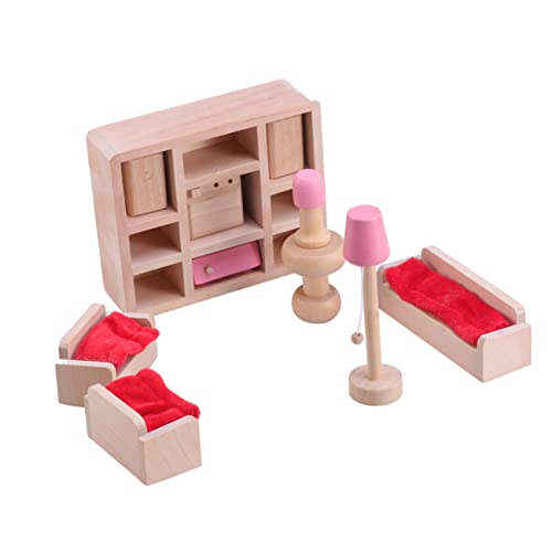 OATIPHO Mini-Spielzeug Holzspielzeug Kind Bambus Modell Möbel von OATIPHO