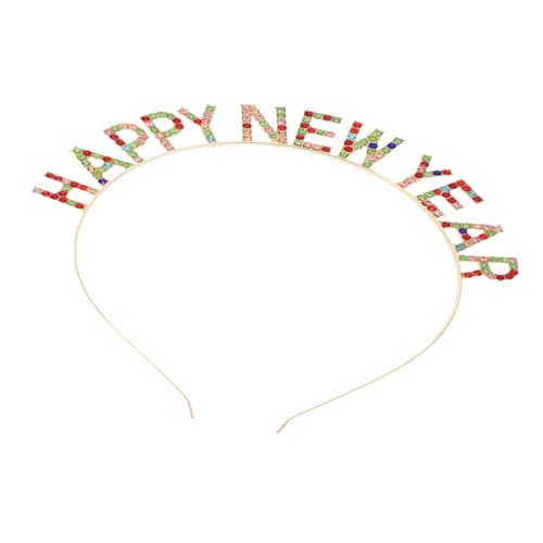 OATIPHO Neujahr Haarband mit Bunten Strasssteinen Leichtes Party Haaraccessoire für Erwachsene für Festlichkeiten und Gruppenfotos OATIPHO Neujahr Haarband mit Bunten Strasssteinen Leichtes Party Haaraccessoire für Erwachsene für Festlichkeiten und Gruppenfotos von OATIPHO