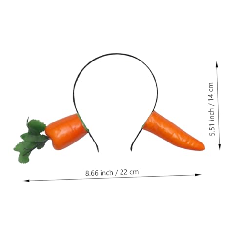 OATIPHO Party Haarreif Erwachsene Karotten design Lustiger Haarschmuck für Frauen Fasching Halloween Festival Zubehör aus Strapazierfähigem Stoff OATIPHO Party Haarreif Erwachsene Karotten design Lustiger Haarschmuck für Frauen Fasching Halloween Festival Zubehör aus Strapazierfähigem Stoff von OATIPHO