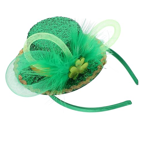 OATIPHO Patricks Day Haarband Kleeblatt Festliches Kopfschmuck Accessoire für Damen Dekoration für Partys und Feiern Leuchtende Farben OATIPHO Patricks Day Haarband Kleeblatt Festliches Kopfschmuck Accessoire für Damen Dekoration für Partys und Feiern Leuchtende Farben von OATIPHO
