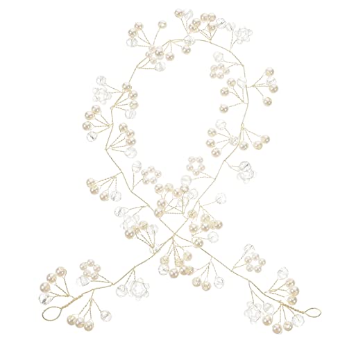 OATIPHO Perlen Haarband für Stirnband mit Kristallen für Brautjungfern und Kostümparty Exquisites Accessoire für Besondere Anlässe von OATIPHO
