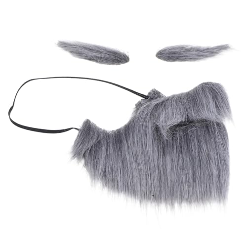 OATIPHO Realistisches Fake Beard Set mit Selbstklebenden Augenbrauen Verstellbar und Leicht Lustiges Kostüm-gesichtshaar für Party und Bühnenauftritte OATIPHO Realistisches Fake Beard Set mit Selbstklebenden Augenbrauen Verstellbar und Leicht Lustiges Kostüm-gesichtshaar für Party und Bühnenauftritte von OATIPHO