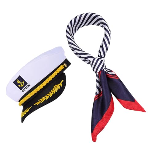 OATIPHO Sailor Hut für Damen und Herren Klassische Kostüm Accessoires für Partys und Aufführungen von OATIPHO