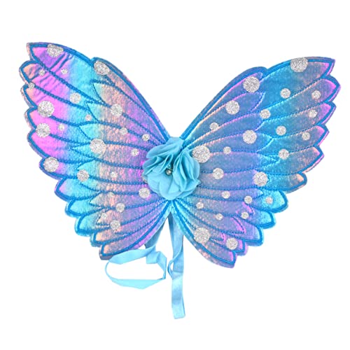 OATIPHO Feenflügel Für Kinder Kinderflügel Kostümparty Kostüm Flügelkleid Cosplay-flügel Für Kinder Mädchen Abgestufte Schmetterlingsflügel von OATIPHO