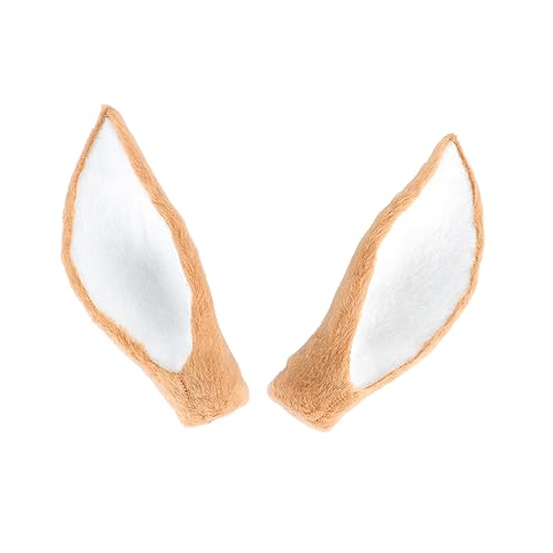 OATIPHO Simulierte Hirschohren Haarreifen DIY Haarschmuck für Weihnachten Karneval Festival Langlebige Charmante Haaraccessoires für Mädchen und Kostümfeste Tiefbraun von OATIPHO