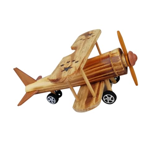 OATIPHO Spielset für Kinder Schreibtischaufsatz Flugzeuge Figuren Modelle Ornament Dekoration aus Holz Flugzeug aus Holz Dekorationen Spielzeug schmücken Hölzern von OATIPHO