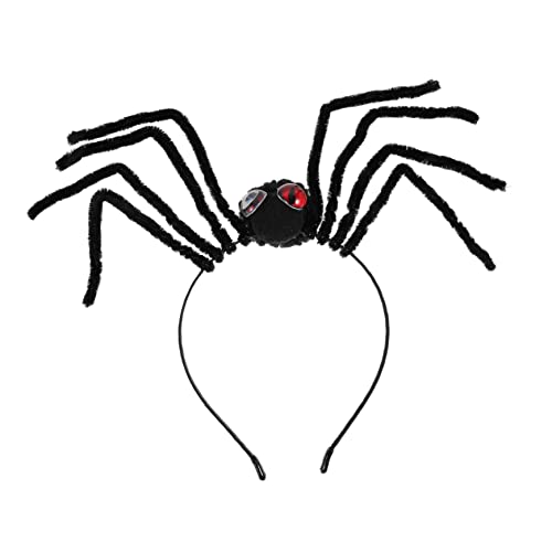OATIPHO Spinnenstirnband für Halloween Haardekorations Accessoire für Kostümpartys und Maskeraden Atmungsaktiv und Bequem für Damen von OATIPHO