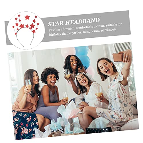 OATIPHO Sternen Haarreif für Geburtstagsfeiern Glitzerndes Kostüm Accessoire für Partys aus Bequemem Langlebigem Material Maskeraden und Neujahrsfeiern Charmantes und Einzigartiges Design von OATIPHO