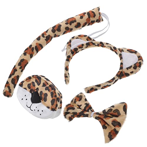 OATIPHO Tierkostüm-Set Tiger-Stirnband Fliege Nase Und Tiger-Cosplay Kinderkostüm-Set Für Tiger-Cosplay 1 Set von OATIPHO