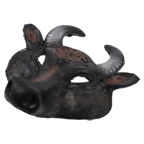 OATIPHO Tiermaske für Erwachsene PU Bull Mask Halloween Kostüm Zubehör für Partys und Cosplay Einzigartige und Auffällige Maske für Karneval Mardi Gras und Anlässe OATIPHO Tiermaske für Erwachsene PU Bull Mask Halloween Kostüm Zubehör für Partys und Cosplay Einzigartige und Auffällige Maske für Karneval Mardi Gras und Anlässe von OATIPHO