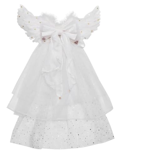 OATIPHO Trailing Girl Outfits Kinderkleidung Party Performance Kleid Cosplay Engel Wring Kostüm Mädchen Engel Kleid Mädchen Engel Wring Kleid Weißes Polyester OATIPHO Trailing Girl Outfits Kinderkleidung Party Performance Kleid Cosplay Engel Wring Kostüm Mädchen Engel Kleid Mädchen Engel Wring Kleid Weißes Polyester von OATIPHO