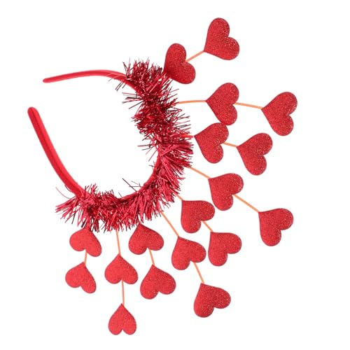 OATIPHO Valentinstag Herz Haarreifen Rote Haaraccessoires für Festliche und Kreative Dekoration für Partys Hochzeiten und Feiern Romantisches Accessoire für Besondere Anlässe OATIPHO Valentinstag Herz Haarreifen Rote Haaraccessoires für Festliche und Kreative Dekoration für Partys Hochzeiten und Feiern Romantisches Accessoire für Besondere Anlässe von OATIPHO