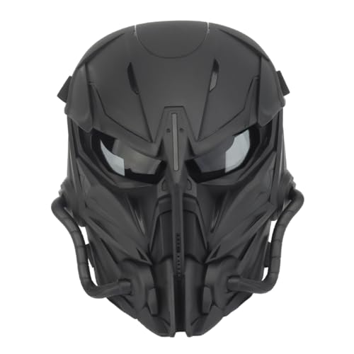 OATIPHO Vollgesichtsmaske Für Halloween Sci Fi Kostü Maske Dekoratives Accessoire Für Cosplay Und Partys Schwarze Schutzhülle Für Outdoor Events Und Filmrequisiten OATIPHO Vollgesichtsmaske Für Halloween Sci Fi Kostü Maske Dekoratives Accessoire Für Cosplay Und Partys Schwarze Schutzhülle Für Outdoor Events Und Filmrequisiten von OATIPHO