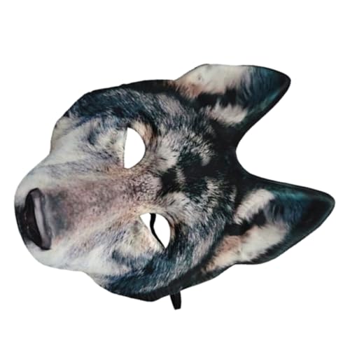 OATIPHO Wolfsmaske Gesichtsmaske Halloween Maske Halloween Kostüme 3D Tiermaske Tier Cosplay Masken Therain Maske Wolfskostümmaske Gruselige Maskerademaske Für Männer Bärenmaske von OATIPHO