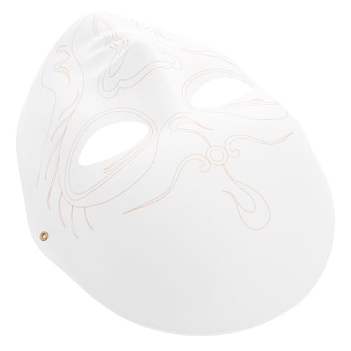 OATIPHO Gruselige Bastelmaske Blanko Maskenmaske Weiße Pappmaché-maske für Damen und Herren Halloween- OATIPHO Gruselige Bastelmaske Blanko Maskenmaske Weiße Pappmaché-maske für Damen und Herren Halloween- von OATIPHO