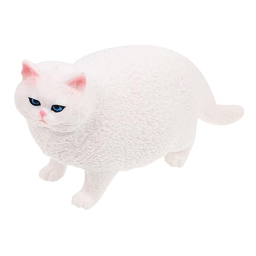 OATIPHO kleine Katzendekoration tierfiguren für zabawki stymulujące rozwój für Katzenliebhaber Katzenfigur Katzenförmiges Modell Katzenskulptur Plastik Weiß OATIPHO kleine Katzendekoration tierfiguren für zabawki stymulujące rozwój für Katzenliebhaber Katzenfigur Katzenförmiges Modell Katzenskulptur Plastik Weiß von OATIPHO
