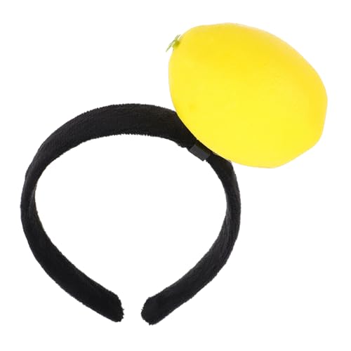 OATIPHO lustiges Stirnband Lustiger Frucht-Haarreifen Zitronenkopfschmuck Obst Haarband lustiges Make-up-Stirnband Weihnachtsstirnbänder für frauen Polyester von OATIPHO