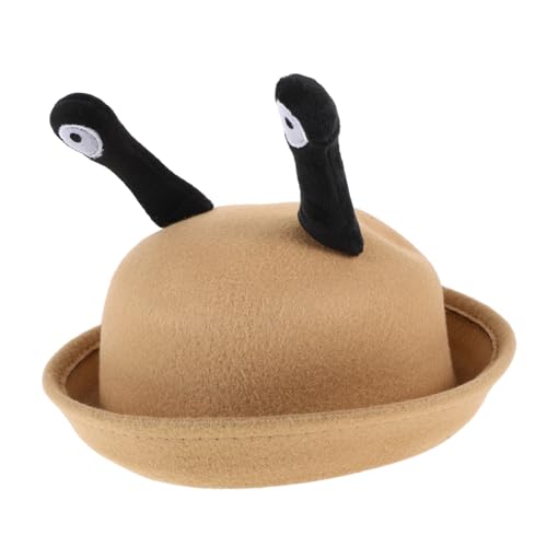 OATIPHO runde Kappe Kleinkind Schnecke wolle Junge lustig Hüte Party Mini Mütze verkleiden kleiner runder Hut schöner Freizeithut Brown von OATIPHO