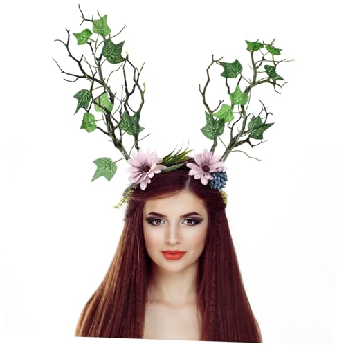 OATIPHO simulierte Ast-Stirnbänder party kopfschmuck festival kopfbedeckung Baumzweig Haarband Stirnband Dekorationen Baumzweig-Haarband Cosplay-Stirnband Party-Kopfschmuck Polyester von OATIPHO