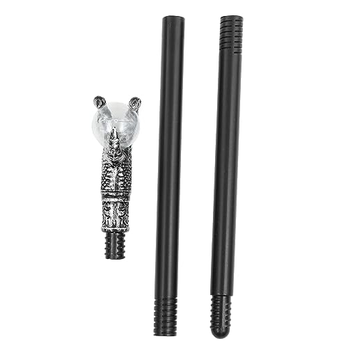 OATIPHO im Freien Skelett- Halloween-Dekoration Kostüm Spazierstock Halloween stab Halloween Stock Lustige Bühnenaufführungsstütze Zepterspielzeug Plastik Silver OATIPHO im Freien Skelett- Halloween-Dekoration Kostüm Spazierstock Halloween stab Halloween Stock Lustige Bühnenaufführungsstütze Zepterspielzeug Plastik Silver von OATIPHO