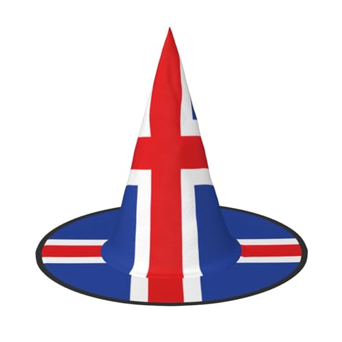 Insel Flagge Druck Unisex Halloween Hexe Hut für Karneval Cosplay faltbare Mütze und Themenpartys Insel Flagge Druck Unisex Halloween Hexe Hut für Karneval Cosplay faltbare Mütze und Themenpartys von OAZCVBNN