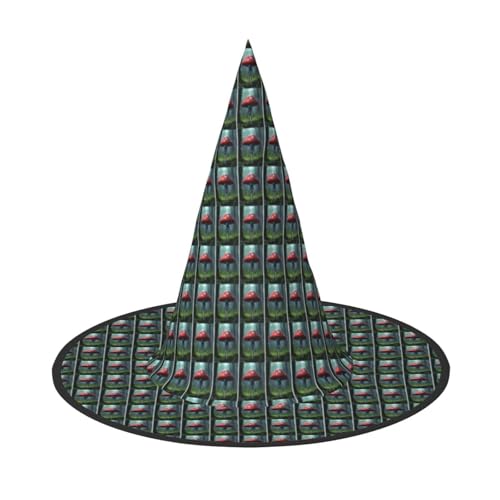 OAZCVBNN Astronaut und Alien-Druck Unisex Halloween Hexe Hut für Karneval Cosplay faltbare Mütze und Themenpartys OAZCVBNN Astronaut und Alien-Druck Unisex Halloween Hexe Hut für Karneval Cosplay faltbare Mütze und Themenpartys von OAZCVBNN