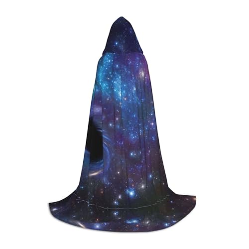 OAZCVBNN Bademantel Zauberer mit Galaxie Print Halloween und Karneval Party Kapuzenmantel für Männer Frauen Teenager Kinder OAZCVBNN Bademantel Zauberer mit Galaxie Print Halloween und Karneval Party Kapuzenmantel für Männer Frauen Teenager Kinder von OAZCVBNN