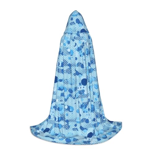 OAZCVBNN Blau Polkapricky Druck Magier Rock Halloween und Karneval Feste Mantel mit Kapuze für Männer Frauen Jugendliche Kinder, schwarzes, M OAZCVBNN Blau Polkapricky Druck Magier Rock Halloween und Karneval Feste Mantel mit Kapuze für Männer Frauen Jugendliche Kinder, schwarzes, M von OAZCVBNN