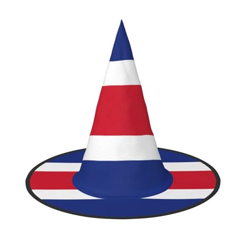 OAZCVBNN Costa Ricas Flagge Print Unisex Halloween Hexe Hut für Karneval Cosplay faltbare Mütze und Themenpartys OAZCVBNN Costa Ricas Flagge Print Unisex Halloween Hexe Hut für Karneval Cosplay faltbare Mütze und Themenpartys von OAZCVBNN