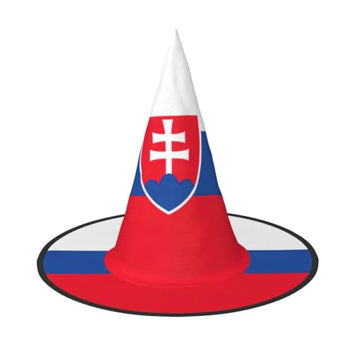 OAZCVBNN Flagge Der Slowakei Druck Unisex Halloween Hexe Hut Für Karneval Cosplay Faltbare Kappe Und Themenpartys OAZCVBNN Flagge Der Slowakei Druck Unisex Halloween Hexe Hut Für Karneval Cosplay Faltbare Kappe Und Themenpartys von OAZCVBNN