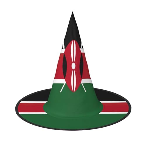 OAZCVBNN Flagge Kenia Print Unisex Halloween Hexe Hut für Karneval Cosplay Klappmütze und Mottopartys OAZCVBNN Flagge Kenia Print Unisex Halloween Hexe Hut für Karneval Cosplay Klappmütze und Mottopartys von OAZCVBNN