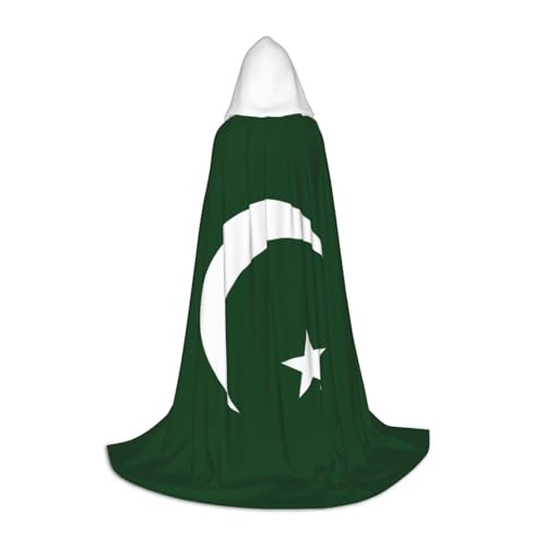 OAZCVBNN Flagge Pakistan Print Zauberer Bademantel Halloween und Karneval Party Mantel mit Kapuze für Männer Frauen Teenager Kinder OAZCVBNN Flagge Pakistan Print Zauberer Bademantel Halloween und Karneval Party Mantel mit Kapuze für Männer Frauen Teenager Kinder von OAZCVBNN